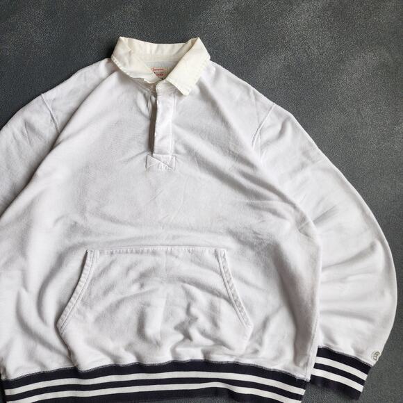 Vintage Champion x Todd Snyder Rugby Style White Sweatshirt XXL - Picture 3 of 8